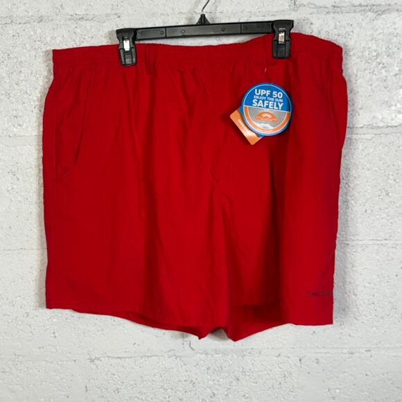 Columbia Men's 6" BackCast III Upf 50 Water Short, red spark XXL - Picture 1 of 7